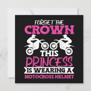 Convites Motocross Dirt Bike Girl