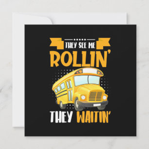 Convites Motorista de Ônibus Me Vê Rolando