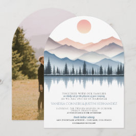 Convites Mountain Lake Wedding