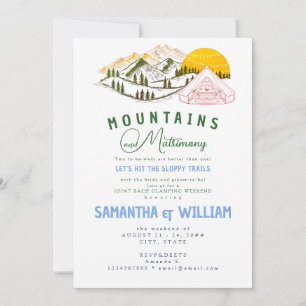 Convites Mountain Matrimony Sloppy Trail Joint Bach Weekend