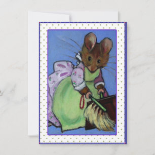 Convites Mouse De Habitação: Preparando-se para a festa