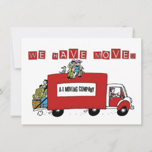 Convites movemos a placa simples de alteração de endereç