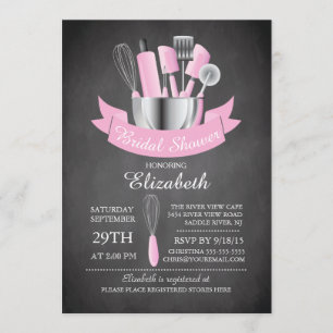 Convites Movimento De Chalkboard Moderno O Chá de panela Da