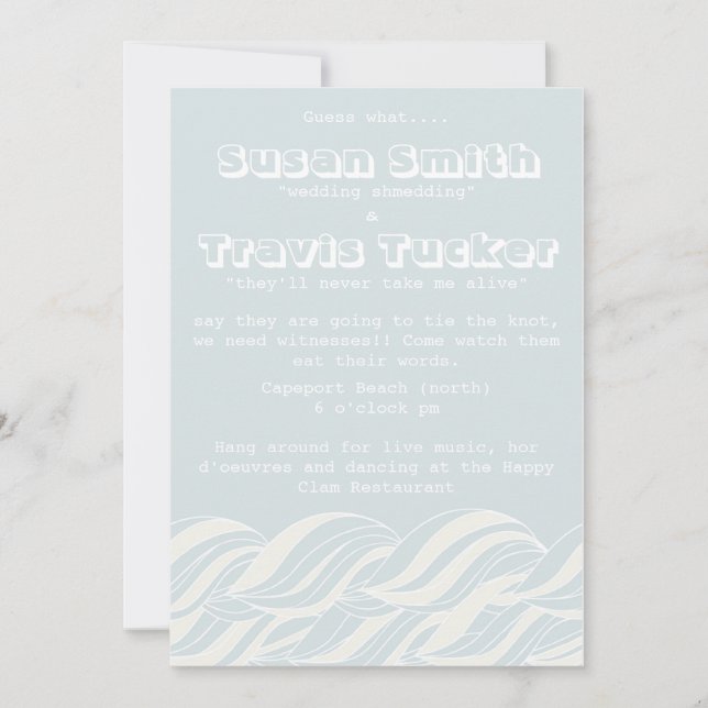 Convites Movimento do Oceano (Frente)