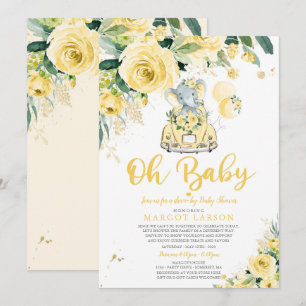 Convites Movimento Elefante Neutro Por Sexo Por Chá de fral