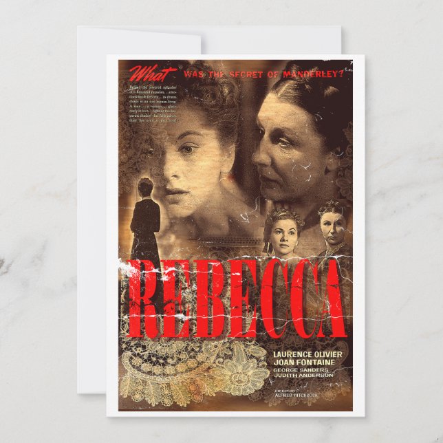 Convites Mrs. Danvers welcomes you (Frente)