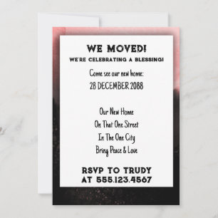 Convites Mudamos para casa abençoando o novo Partido do Aqu