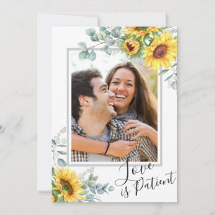 Convites Mudança de planos Amor é Paciente Adiado Casamento