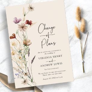 Convites Mudança Floral De Planos