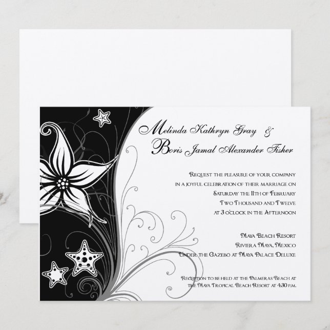 Convites Mudanças finais de Mindy Boris (Frente/Verso)