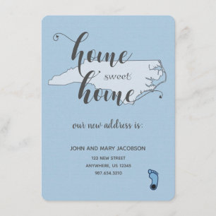 Convites Mudando para o Novo Endereço Home Sweet Home NC