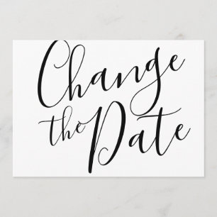 Convites Mudar a Data Adiada Evento Cancelado Moderno