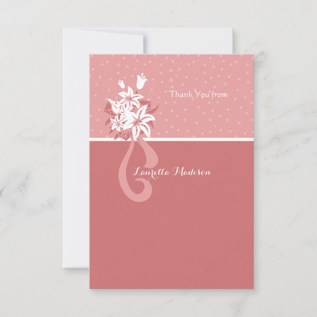 Convites Muito Obrigado Notecard (Frente)