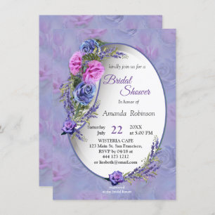 Convites Muito peri Aquarela,Rosas,Tulipas