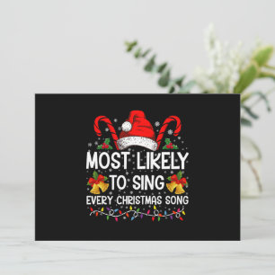 Convites Muito Provável Cantar Todas As Músicas De Natal Fa