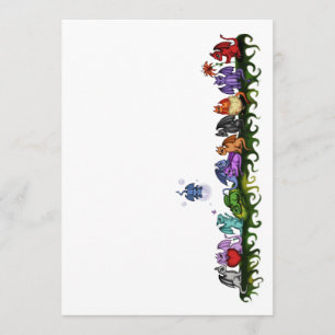 Convites muitos dragões bonitos