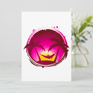 Convites Mulher Em Um Hammock