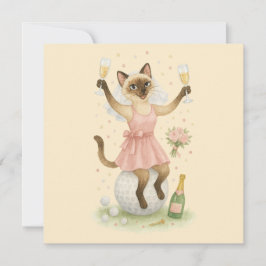 Convites Mulher golfista Save the Date Noiva Despedida de S