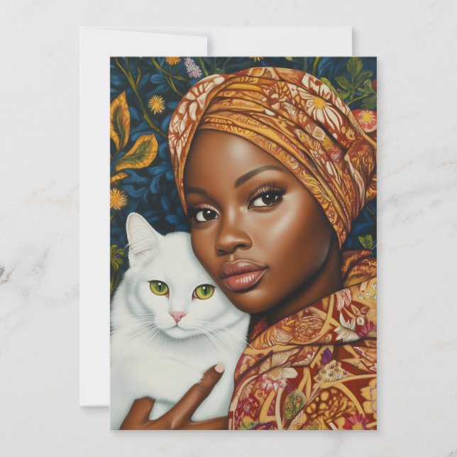 Convites Mulher Graciosa com Cat (Frente)