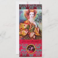 MULHER ROMÂNTICA COM PENA DE PAZ ESPUMANTE, Vermel