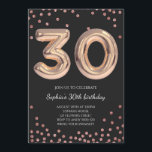 Convites Mulheres aniversário de 30 anos 34Rosa Douradas El<br><div class="desc">Mulheres aniversário de 30 anos 34Rosa Douradas Elegantes</div>