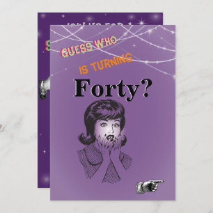 Convites Mulheres aniversário de 40 anos