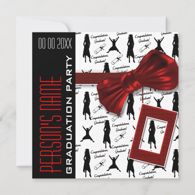 Convites Mulheres elegantes do partido de arranque (Frente)