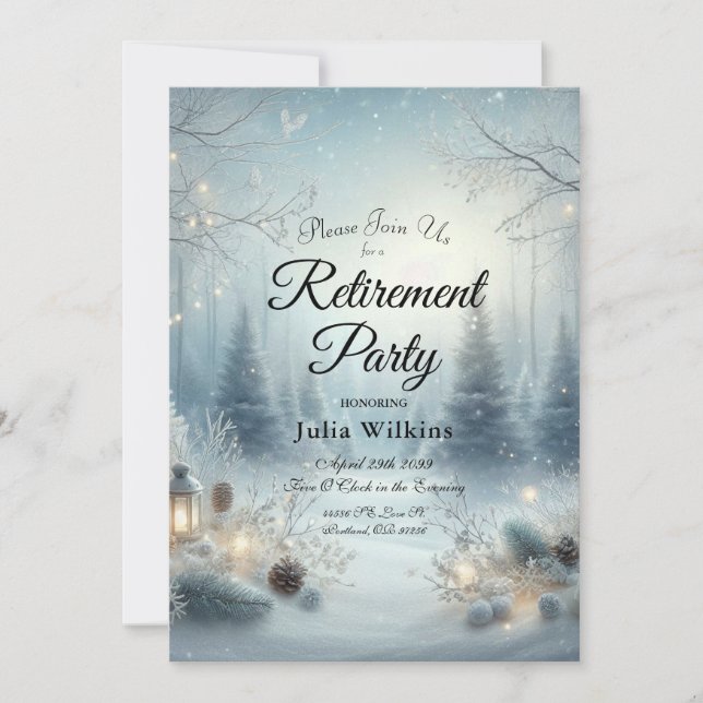 Convites Murmurios de um Solstício de Inverno (Frente)