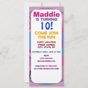 Convites Músculos de espiral bonito personalizados arte bo