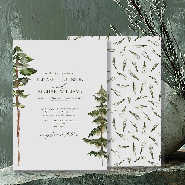 Convites Musgo & Samambaia | Casamento na Floresta do Pacíf (Inspired by misty forests, quiet vows, and candlelit gatherings)