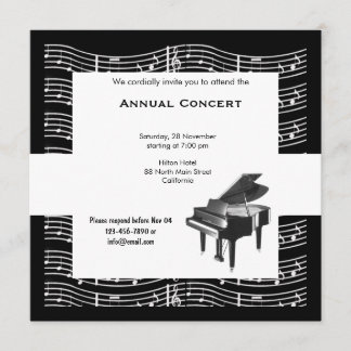 Convites Música de Concerto