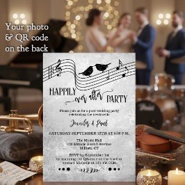 Convites Música Felizes Para Sempre Foto de Casamento