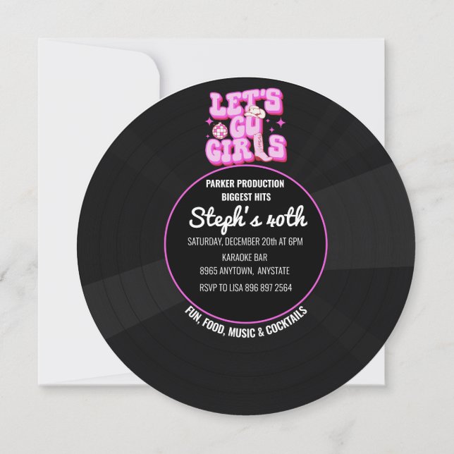 Convites Música Gravada | Música Divertida | Boho Ocidental (Frente)