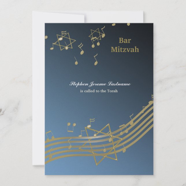 Convites Música no ar (Frente)