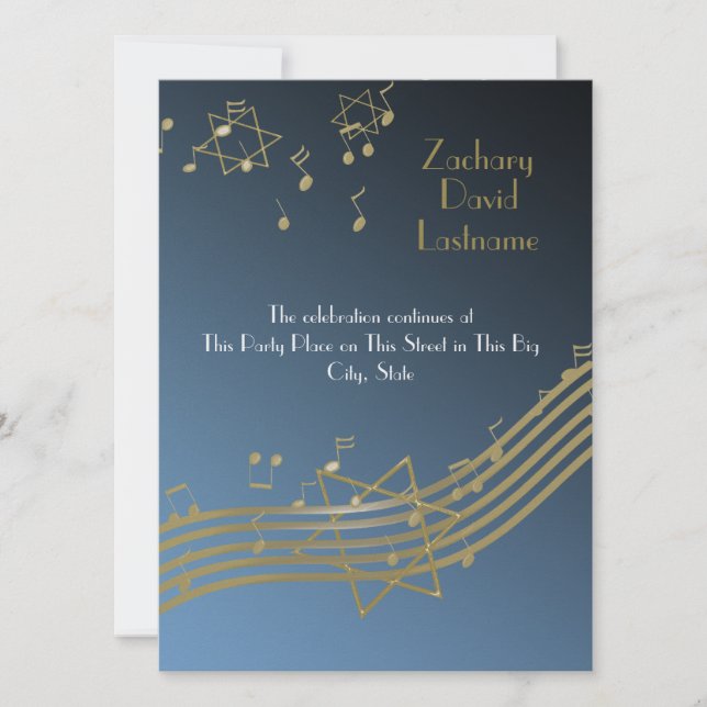 Convites Música no ar (Frente)