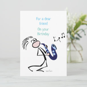 Convites Música saxofone Jazz