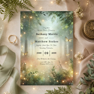 Convites Mystic Forest Meadow Magic