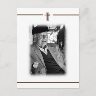 Convites Na foto da observação da morte da cruz do