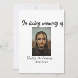 Convites Na memória amorosa de adicionar nome memorial keep