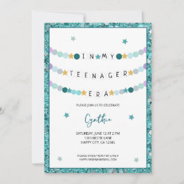 Convites Na minha Festa de aniversário da Era Bracelet de A