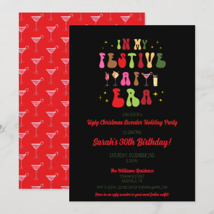 Convites Na Minha Festiva Era AF aniversário de 30 anos de 