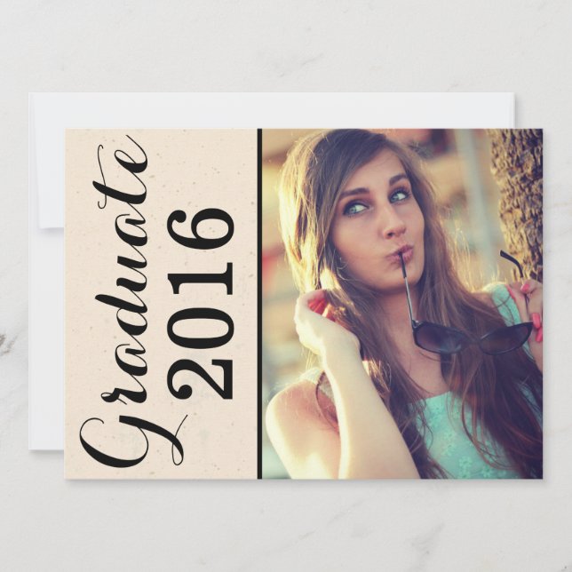 Convites Na moda classe de graduação 20xx (Frente)