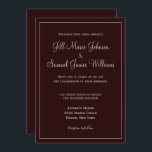 Convites Na moda Dark Plum e Casamento de Cinzas<br><div class="desc">Convites de casamento tão bonitos e na moda,  este design apresenta uma ameixa escura e um esquema de cores para cinzas.  Com modelos fáceis de preencher,  você pode escolher entre diferentes formas e estilos.  Personalize o seu hoje!</div>