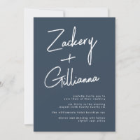 NA MODA NAMES | Casamento Azul do Marinho Moderno