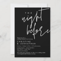 Na Noite Anterior, Janta De Ensaio De Casamento