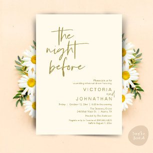 Convites Na Noite Anterior, Janto do Partido de Ensaio de C