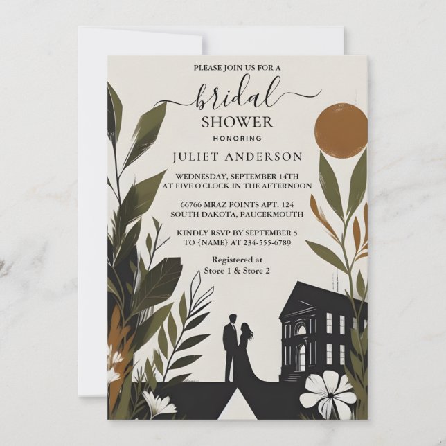 Convites Na Verdadeira contratação do Chá de panela de trib (Frente)