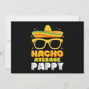 Convites Nacho Média da Família de Pais de Pappy Cinco De M