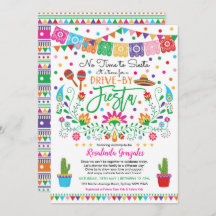 Nacho Média Fiesta Drive Através Do Chá de fraldas