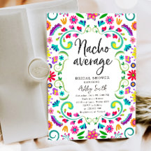 Nacho Média Floral Fiesta Chá de panela Mexicano